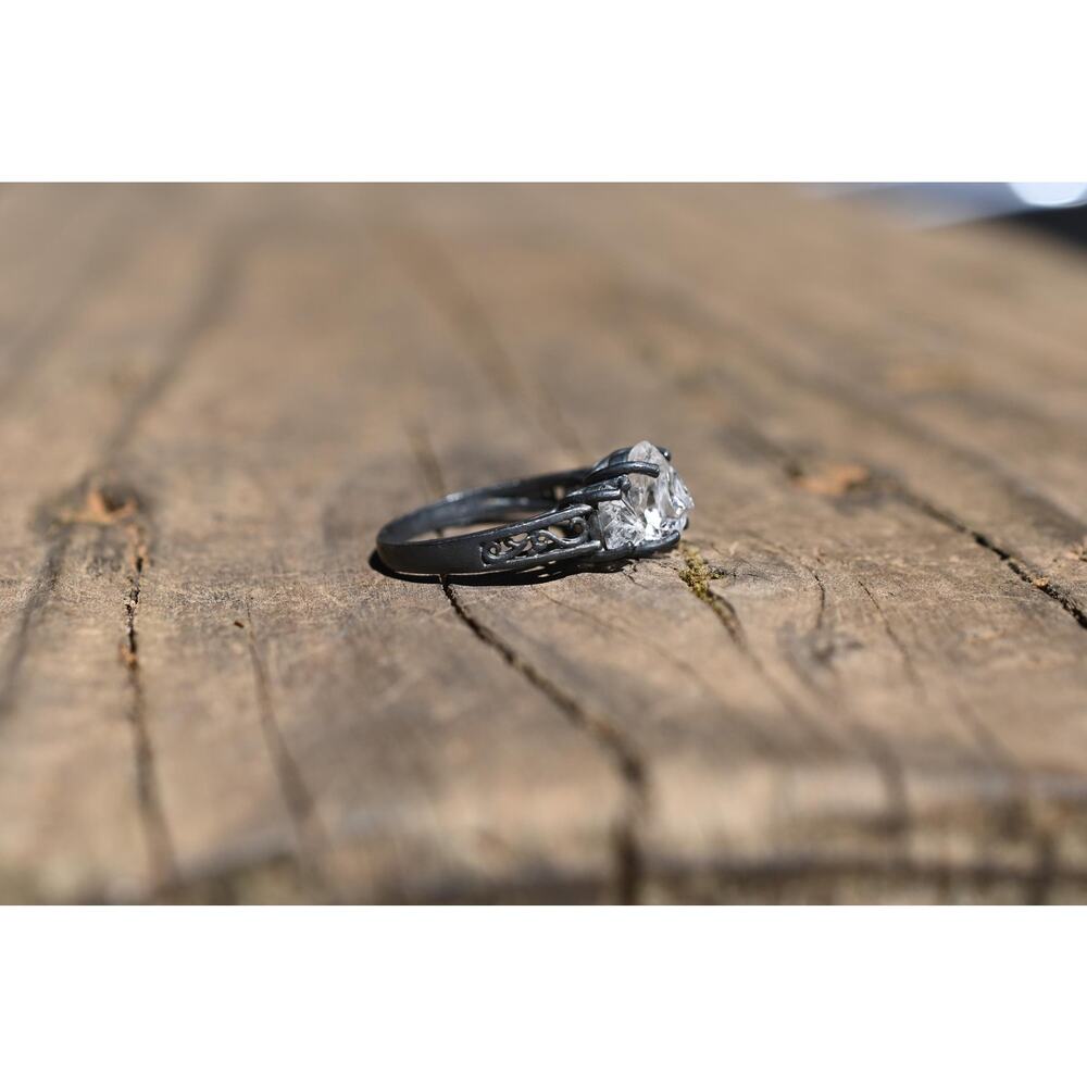 Raw Lake County Diamond Engagement Ring - Picture 3 of 7
